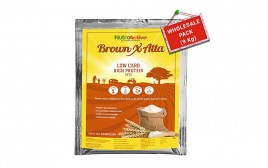 NutroActive Brown-X-Atta, Low Carb High Protein Atta  Pack  9 kilogram